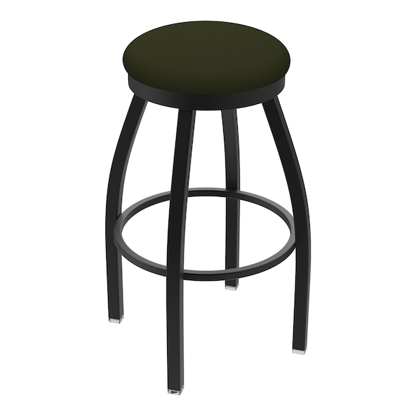Holland Bar Stool Co 25" Swivel Counter Stool, Black Wrinkle, Canter Pine Seat - 80225BW010