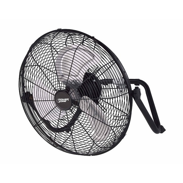 Powerzone PowerZone CZHV20B Floor Fan, 20 in Dia Blade, 120 VAC, Black - LF-20