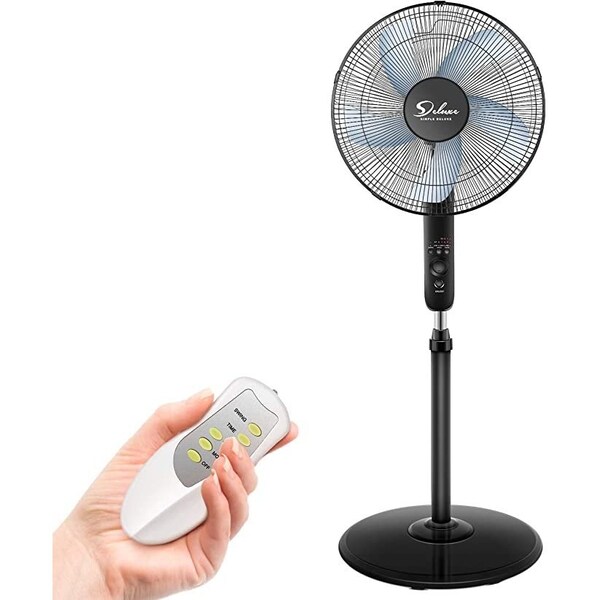 Ipower Simple Deluxe Commercial Stand Fan 16 inch with remote control - HIFANXSTAND16RC