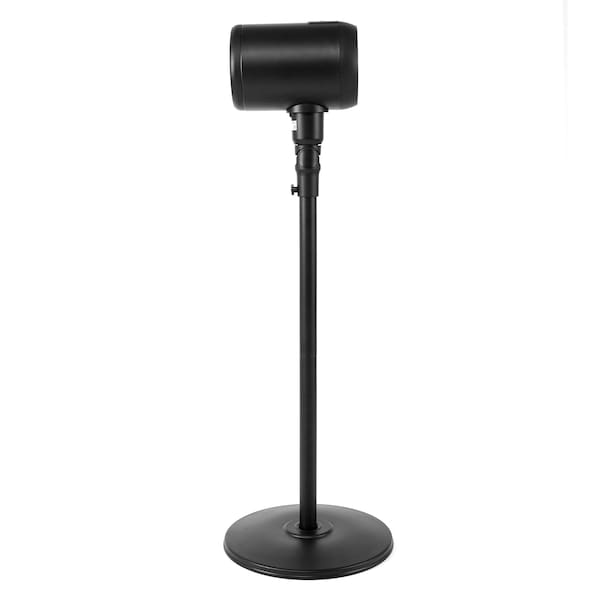 Edendirect 7 in. Metal Drum Jet Fan, Indoor and Outdoor Pedestal Fan, 6-Speed with Remote Control - IR-STANDRETRO7B