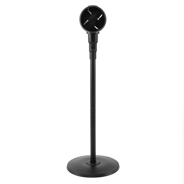 Edendirect 7 in. Metal Drum Jet Fan, Indoor and Outdoor Pedestal Fan, 6-Speed with Remote Control - IR-STANDRETRO7B