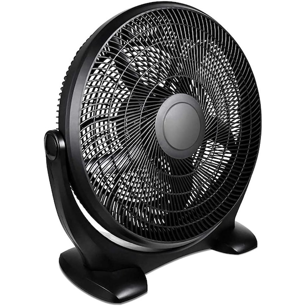 Ipower 20 Inch Plastic Floor Fan, Black - HIFANXFLOOR20PLATICEXP
