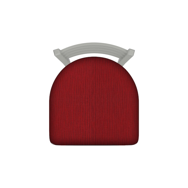 Holland Bar Stool Co 25" Swivel Counter Stool, Nickel Finish, Graph Ruby Seat - 41025AN016