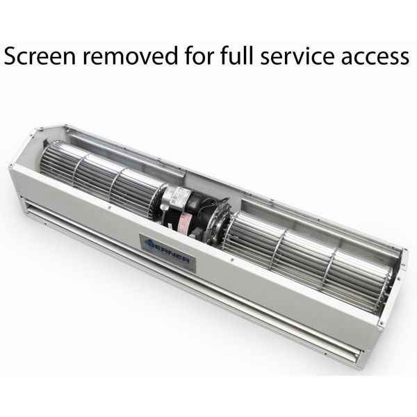Berner Low Profile Air Curtain, 8 In. D - SLC07-1036AC-G