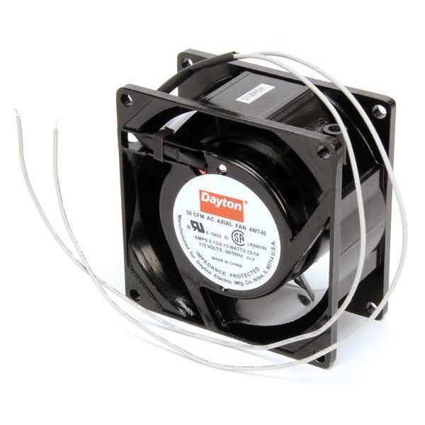 Dayton Standard Square Axial Fan, Square, 115V AC, 1 Phase, Cast Aluminum, 3 1/8 in W. - 4WT40