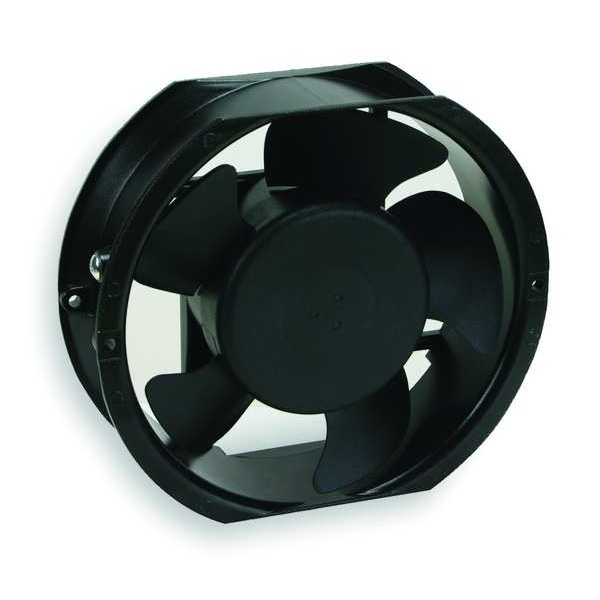 Dayton Axial Fan, Round, 115V AC, 1 Phase, Aluminum, 5 15/16 in W. - 2RTK7