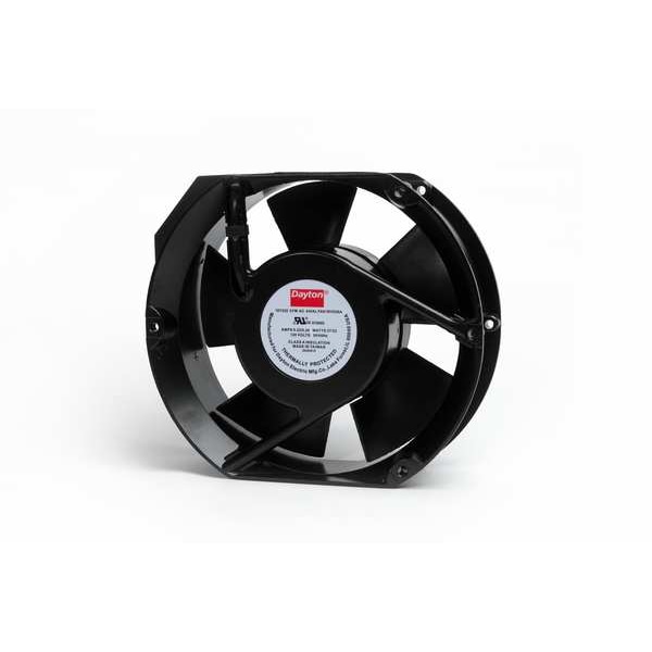 Dayton Standard Oblong Axial Fan, 120V AC, Aluminum, 5 15/16 in W. - 55VD26
