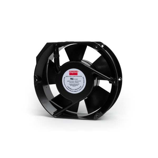 Dayton Standard Oblong Axial Fan, 230V AC, Aluminum, 5 15/16 in W. - 55VD35
