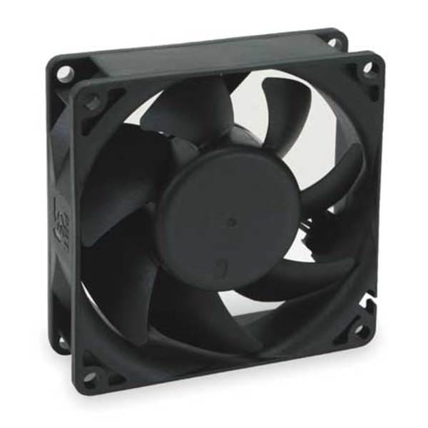 Dayton Axial Fan, Square, 115V AC, 1 Phase, PBT Plastic, 3 1/8 in W. - 2RTE8