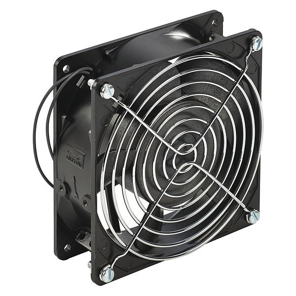 Nvent Hoffman Axial Fan, Square, 115V AC, Cast Aluminum, 4 5/8 in W. - A4AXFN
