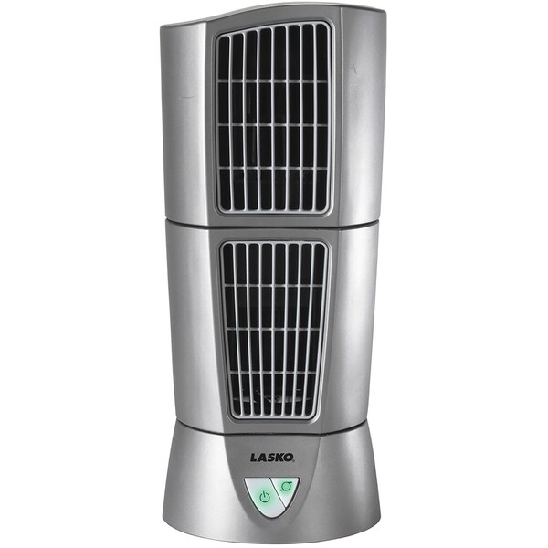 Almo Platinum 6-Inch Oscillating 3-Speed Plastic Blade Desktop Wind Tower Fan - 4910