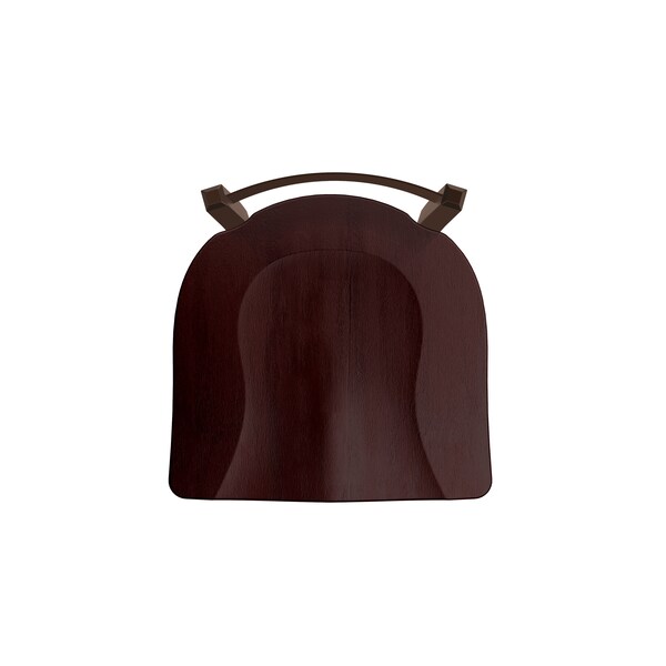 Holland Bar Stool Co 25" Low Back Swivel Counter Stool, Bronze Finish, Dark Cherry Maple Seat - 82125BZDCMPL