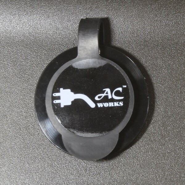 Ac Works 20 Amp 250 Volt NEMA 6-20P Flanged Power Input Inlet with Covers - ASIN620P-WC