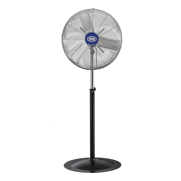 Global Industrial 24 Diameter Deluxe Oscillating Pedestal Fan 1/2HP - 292593