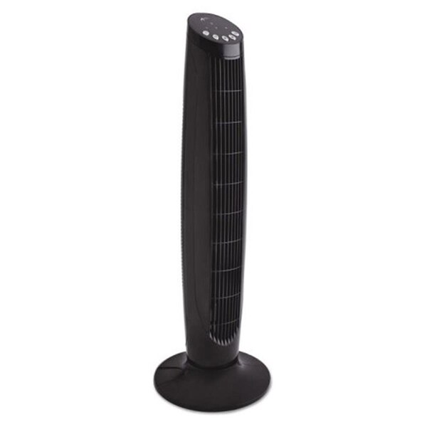 Alera Technologies Alera ALE 36 in. 3-Speed Oscillating Tower Fan with Remote Control, Plastic - Black - FAN363