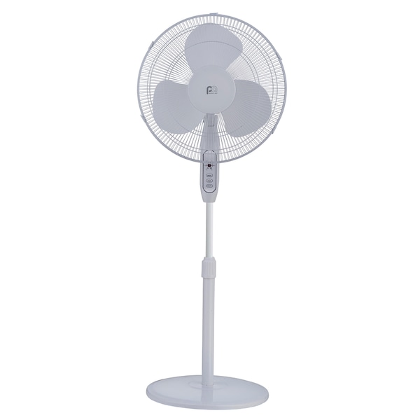 Perfect Aire Perfect Aire 48.5 in. H X 16 in. D 3 speed Oscillating Pedestal Fan With Remote Remote Control - 1PAFP16R