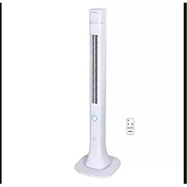 Optimus in Pedistal Tower Fan with Remote - White - OP382473