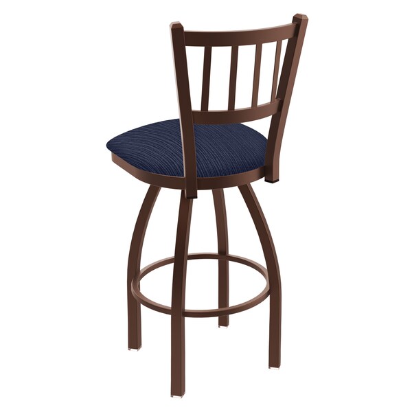 Holland Bar Stool Co 25" Swivel Counter Stool, Bronze Finish, Graph Anchor Seat - 81025BZ014