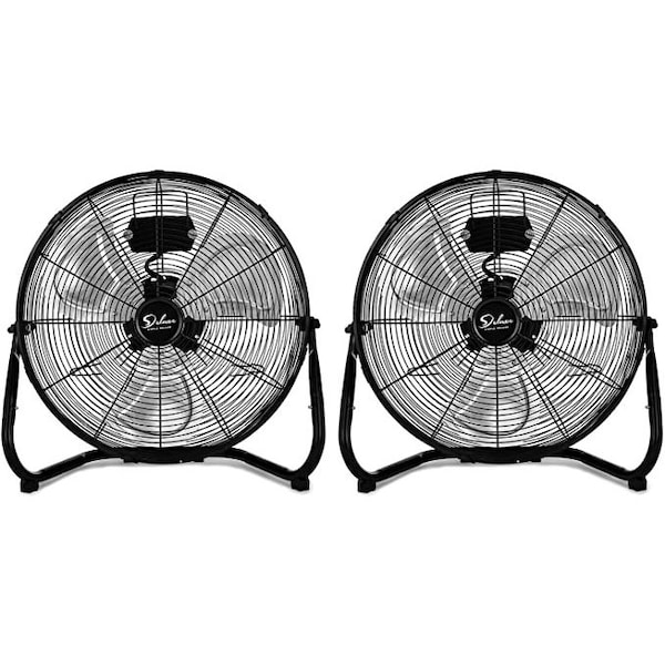 Simple Deluxe 18 inch Floor Fan, 2 Pack, 2PK - HIFANXFLOOR18X2