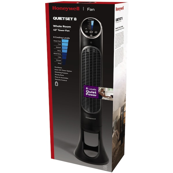 Honeywell FAN, TOWER, WHOLE ROOM, QUIETSET, HONEYWELL - HWLHYF290B