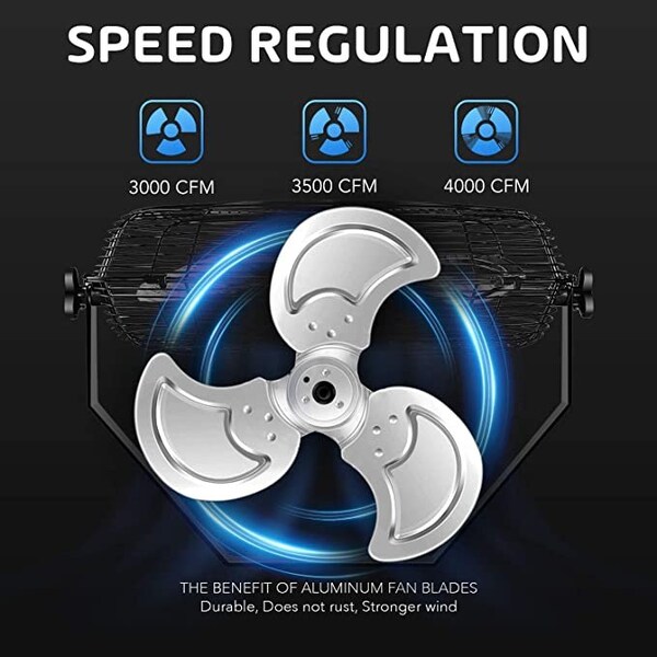Simple Deluxe 18 inch Wall-Mount Fan 2 Pack, 2PK - HIFANXWALLMOUNT18X2