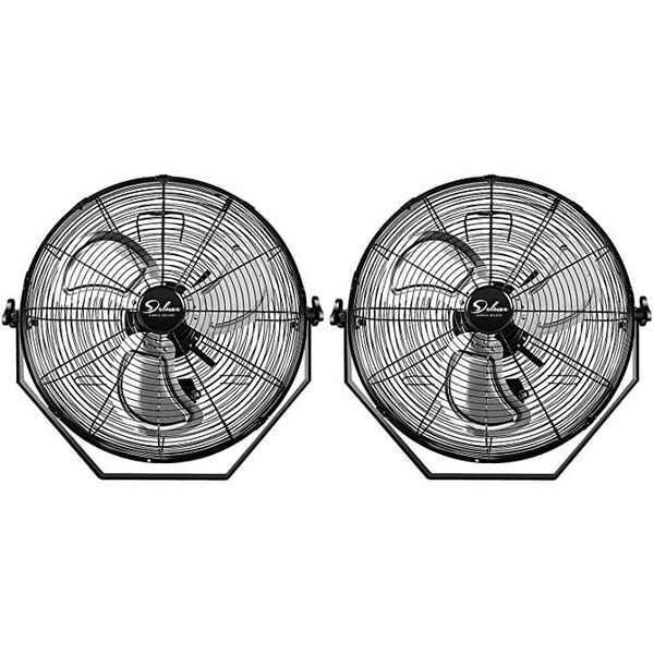 Simple Deluxe 18 inch Wall-Mount Fan 2 Pack, 2PK - HIFANXWALLMOUNT18X2