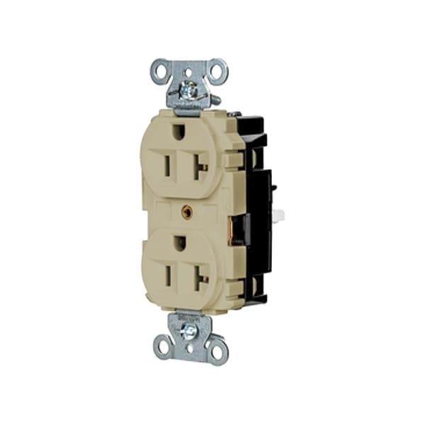 Hubbell Receptacle, 1 hp, 125V AC, NEMA 5-20R - 5362STI