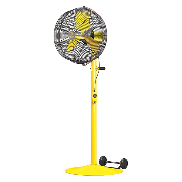 Big Ass Fans Standard-Duty Industrial Fan, Variable Speeds, Black, Controller, Mount - F-AE1-2001L10S34