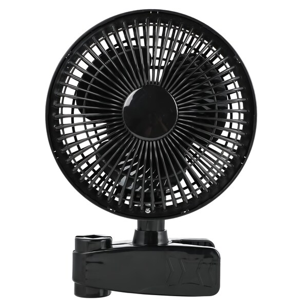 Edendirect 6-Inch Clip-On Grow Tent Fan, 2-Speed, 90deg Manual Tilt, 15W, USB Powered - IR-GLFANXCLIP6B