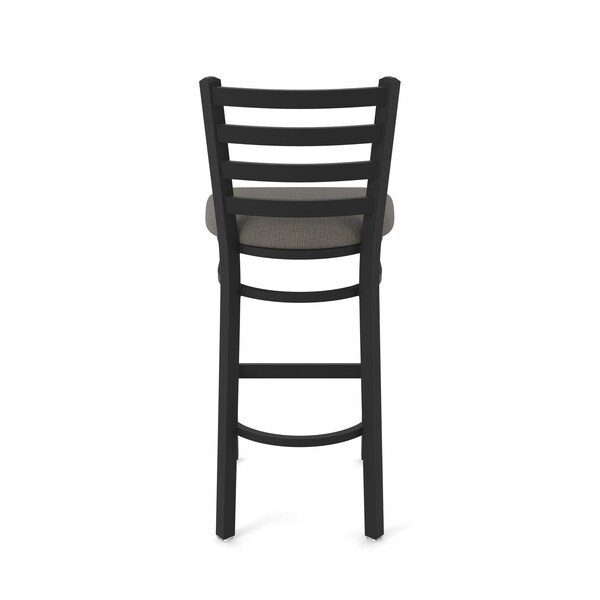 Holland Bar Stool Co 25" Stationary Counter Stool, Black Wrinkle, Graph Chalice Seat - 40025BW019