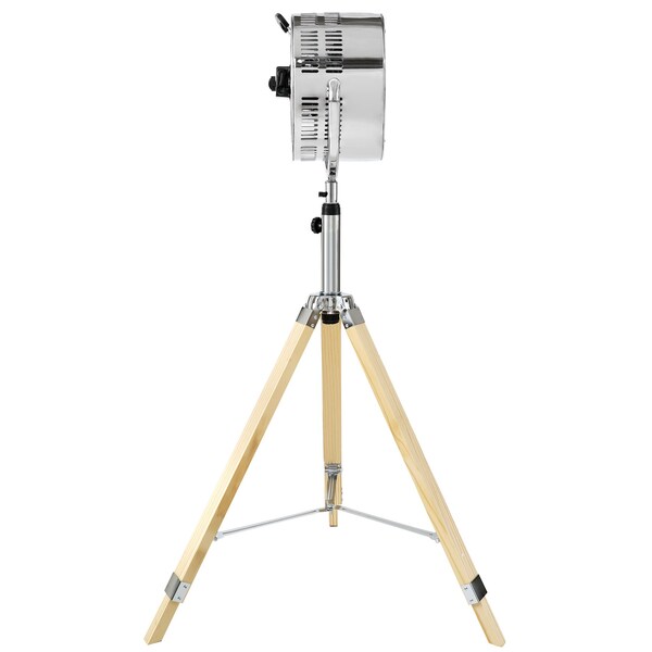 Edendirect 10 in. Tripod Pedestal Fan, 3-Speed Adjustment, Multiple Wide Angle Standing Fan - IR-STANDRETRO10C