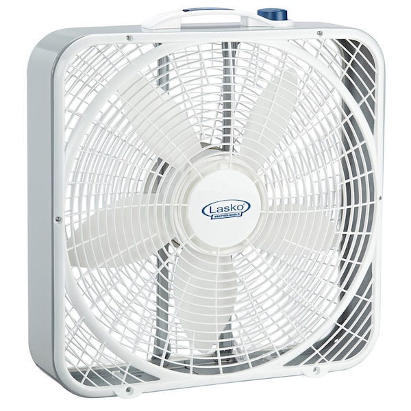 Almo 20-in. Weather-Shield Performance Box Fan with 3 Speed Settings and High-Performance Grill - 3720
