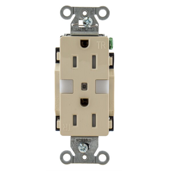 Hubbell Wiring Device-Kellems Construction/Commercial Receptacles DR15NLLA - DR15NLLA