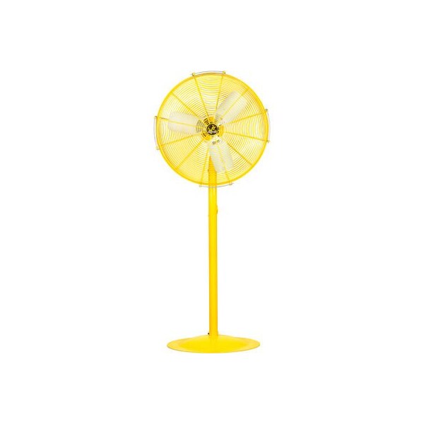 Hunter Fan Co. Jan Fan Jan Fan 24in Pedestal Fan w/ Drop Cord Switch, 2 Speed, Yellow, 4PK - JF-PF24-DCS