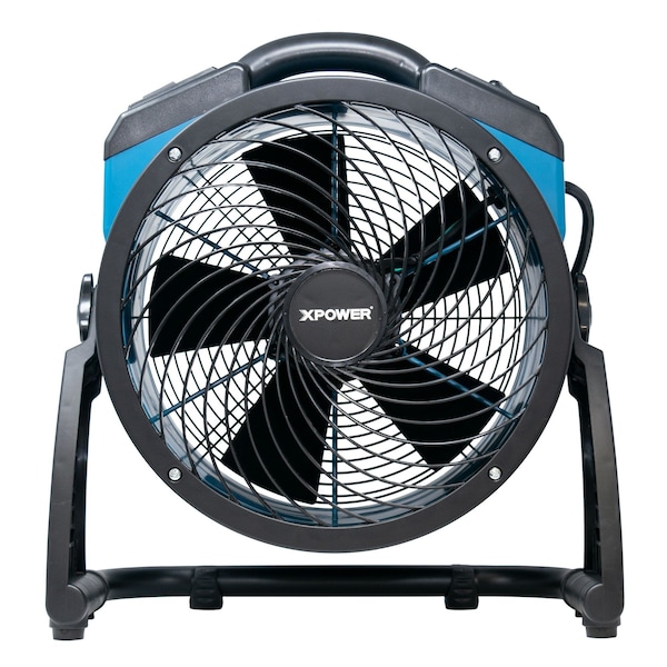 Xpower Air Circulator W/ Power Outlets for Daisy Chain, 1560 CFM, 1 Amp, Variable Speed, 13 in Sealed Brushless DC Motor - FC-250AD