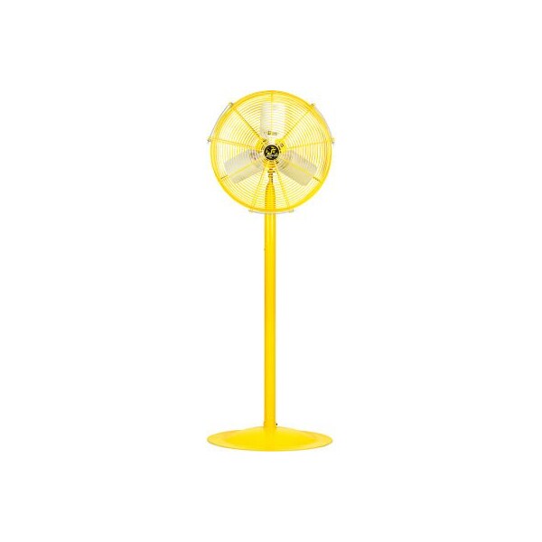 Hunter Fan Co. Jan Fan Jan Fan 20in Pedestal Fan w/ Drop Cord Switch, 2 Speed, Yellow, 4PK - JF-PF20-DCS