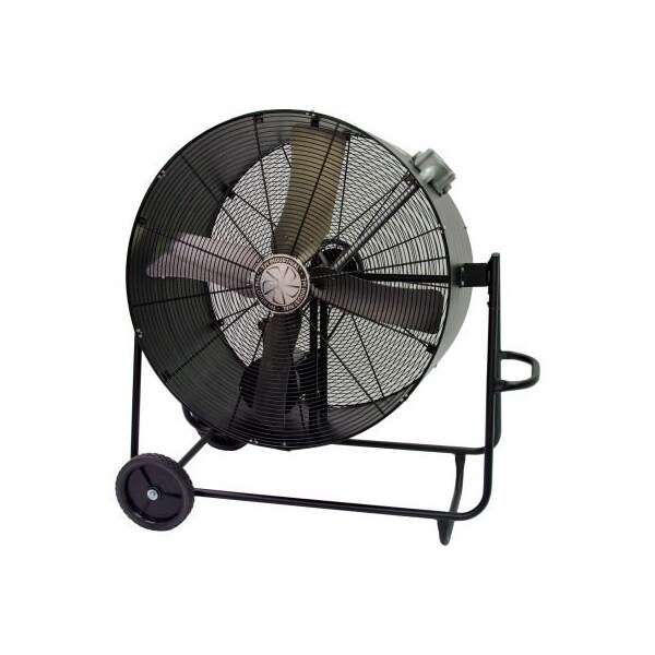 Tpi TPI 42" Haz. Location Portable Blower Fan W/ Swivel Base, 1 Speed, 10600 CFM, 3/4 HP, Single Phase - PBS42BHL