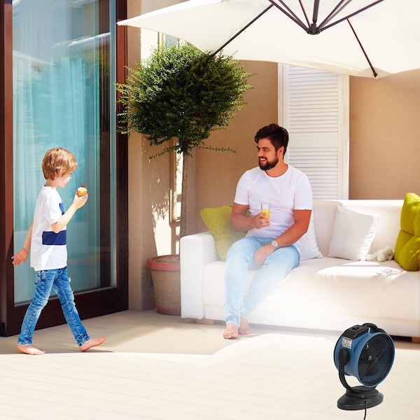 Xpower Multipurpose Oscillating Portable 3 Speed Outdoor Cooling Misting Fan and Air Circulator - FM-68
