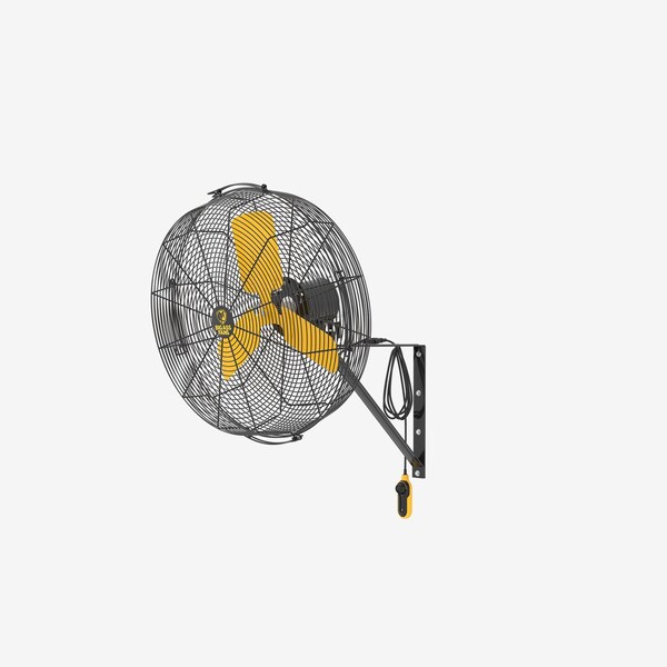 Big Ass Fans Industrial Fan, Yellow, 43-3/16 in H - F-AE1-3601L14S34