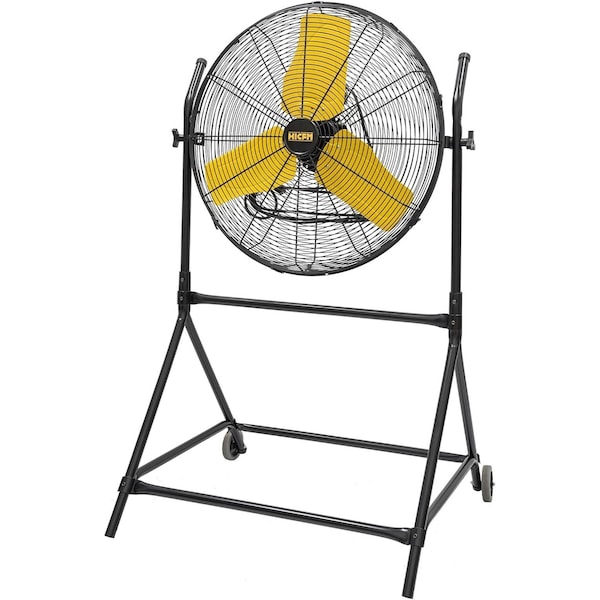 Edendirect 24 in. 3 Speeds Roll-About Tilt Stand Fan with Ball Bearing Powerful 2/5HP Motor - IR-FANR24T