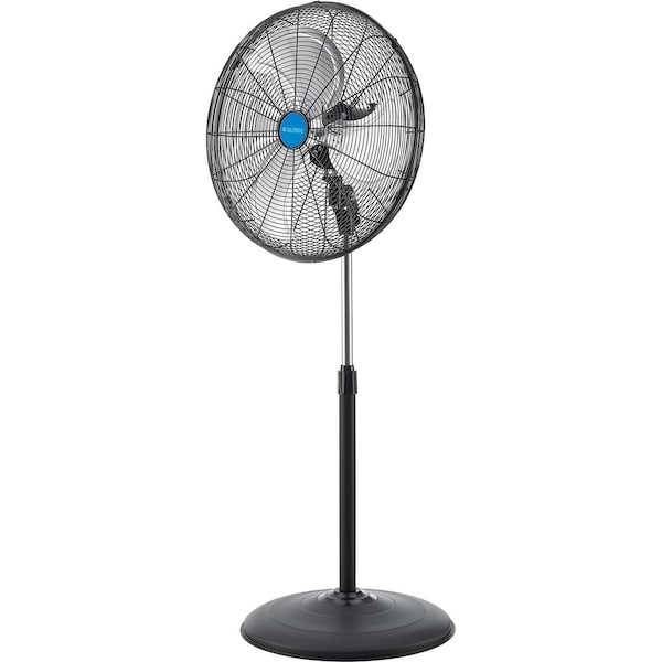 Global Industrial 20 Industrial Pedestal Oscillating Fan, 5,250 CFM, 1/6 HP - 293128