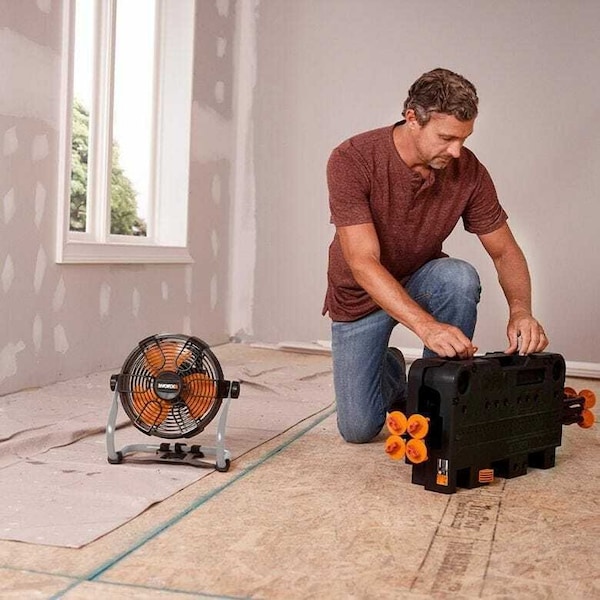 Worx 20V Power Share Cordless Work Fan, Battery and Charger Included - WX095L