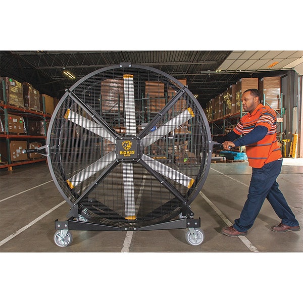 Big Ass Fans Portable Floor Fans, 6.5 ft. dia., Steel - F-BJ1-0601