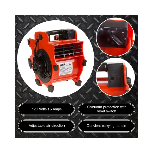 Fleming Supply Fleming Supply 3-Speed Adjustable Air Mover Fan - 632190GLH