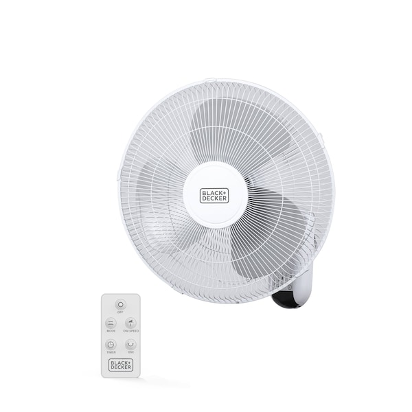 Black & Decker 16 '' Wall Fan with Remote - BFWL16R