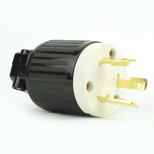 Superior Electric Twist Lock Electrical Plug 3 Wire, 30 Amps, 125V, NEMA L5-30P - YGA024