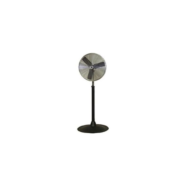 Tpi TPI 20" Pedestal Fan, 2 Speed, 3000 CFM, 288W, 1/4 HP, Single Phase, Gray - ACU20P