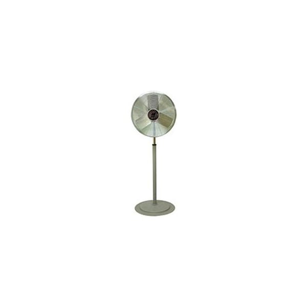 Tpi TPI 24" Pedestal Fan, 3,400 CFM, 1/4 HP, 1 Phase - CACU24P