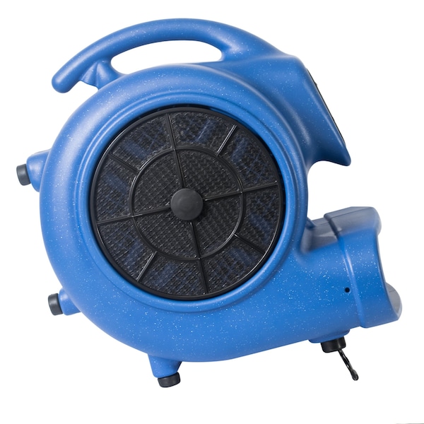 Xpower Air Mover W/ 3 Hr Timer and Filter Kit, 3/4 HP, 3200 CFM, 7.5 Amps, 4 Positions, 3 Speeds - X-800TF