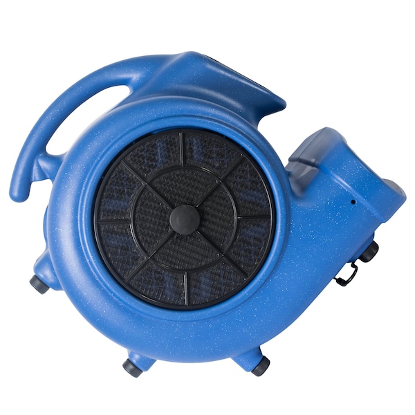 Xpower Air Mover W/ 3 Hr Timer and Filter Kit, 3/4 HP, 3200 CFM, 7.5 Amps, 4 Positions, 3 Speeds - X-800TF